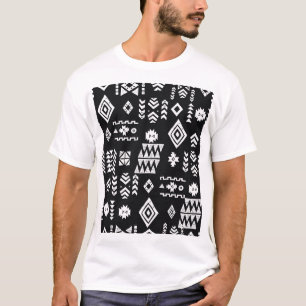 Tribal geometric: stylish seamless background. T-Shirt