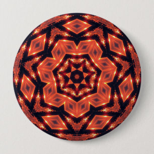 tribal-geometrik 10 cm round badge