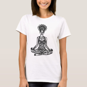 Tribal Goddess Art – Spiritual Meditation Ethnic T-Shirt