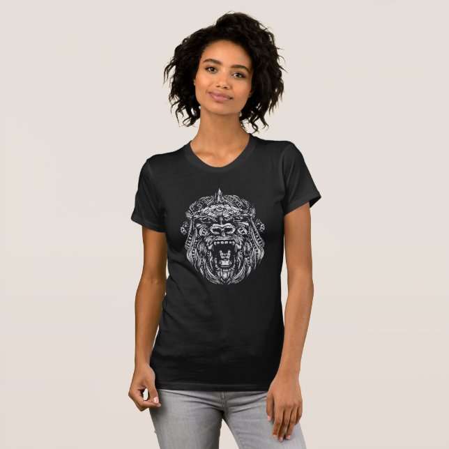 Tribal gorilla T-Shirt (Front Full)