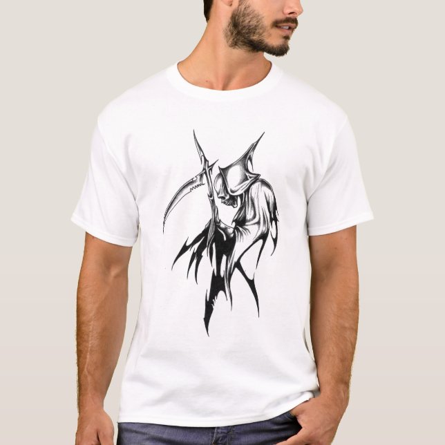 tribal-grim-reaper T-Shirt (Front)