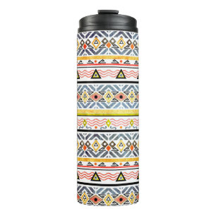 Tribal Grunge: Ethno Folk Retro. Thermal Tumbler