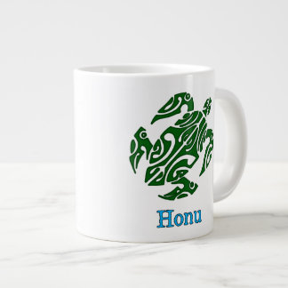 Tribal Hawaiian Green Sea Turtle Large Coffee Mug