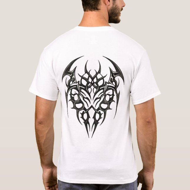 Tribal Heart Scrollwork T-Shirt (Back)
