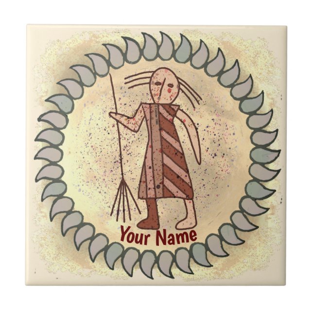 Tribal Housewife Rune tile (Front)