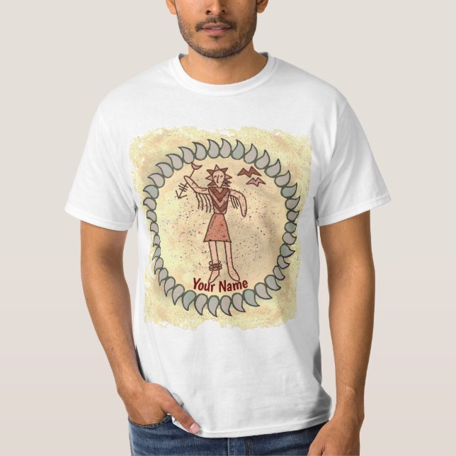 Tribal Hunter four Rune  T-Shirt (Front)