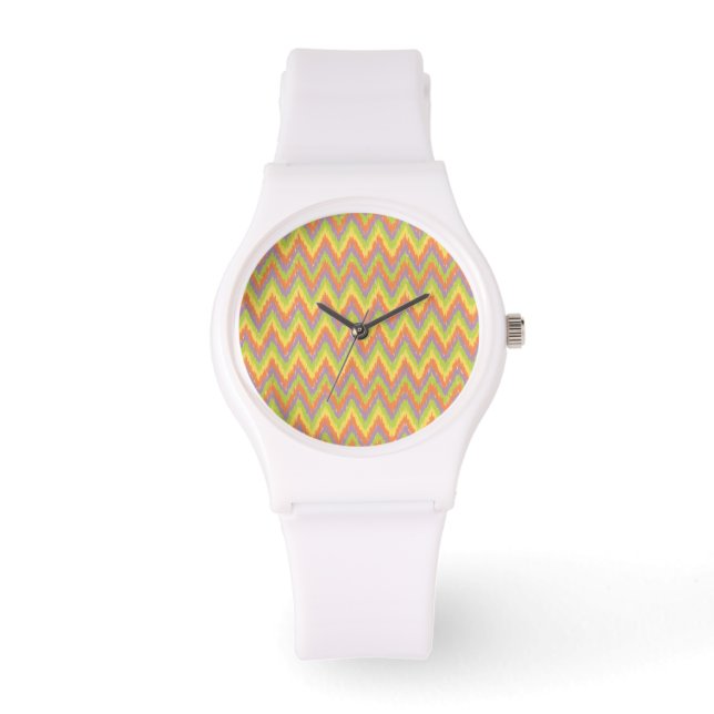 Tribal iKat ZigZag Chevron pattern Watch (Front)