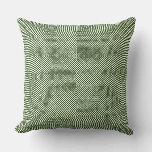 Tribal Imperfect Dots Throw Pillow (Front)