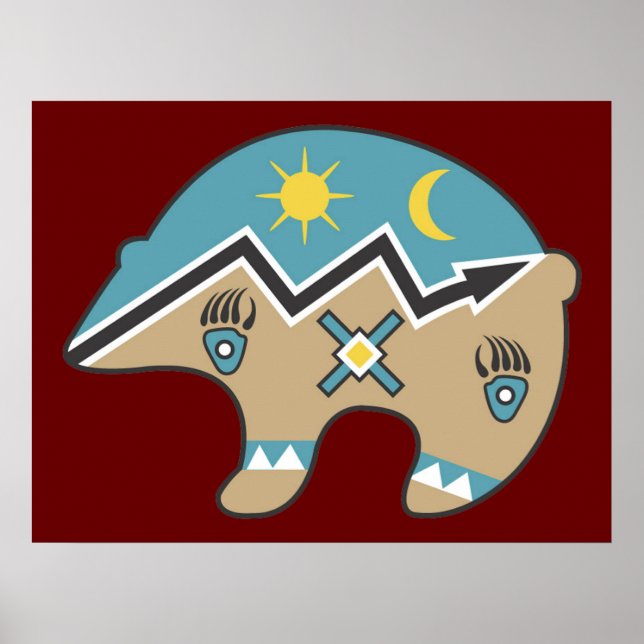 Tribal Indian Bear Print (Front)
