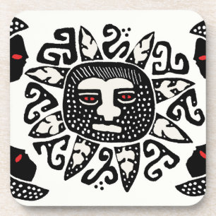 Tribal Indian Sun Spirit Coaster