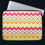 Tribal Inspired Electronics Bag<br><div class="desc">An electronics bag featuring a tribal inspired design in boho inspired shades of pink,  green,  burgundy,  orange,  and yellow.</div>