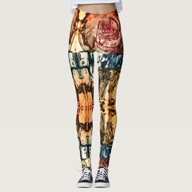 Tribal Intaglio leggings (Front)