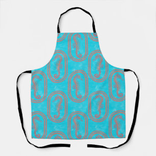 Tribal Island Seahorse Apron