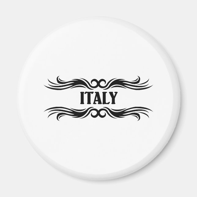 Tribal Italy Magnet (Front)