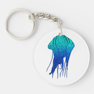 Tribal Jellyfish Key Ring