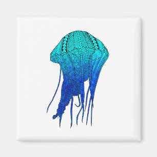 Tribal Jellyfish Magnet