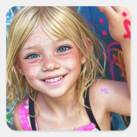 Tribal Kids | Cute Little Blonde with Freckles