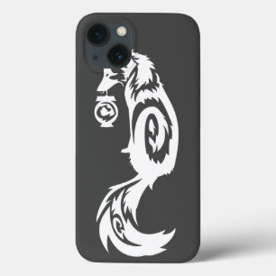 Tribal Kitsune Fox with Spirit Lantern iPhone 13 Case