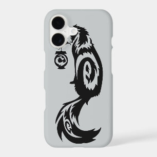 Tribal Kitsune Spirit Fox with Lantern