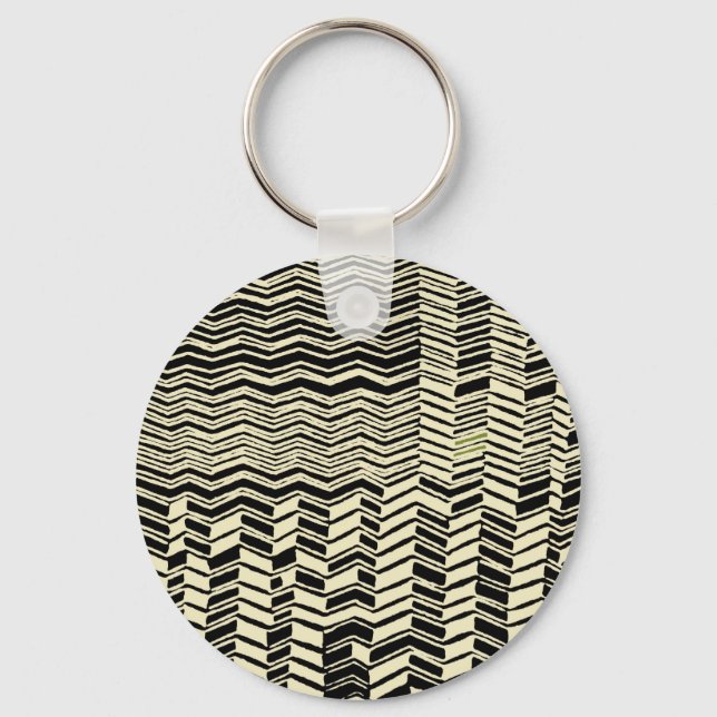 Tribal Kuba Designs Key Ring (Front)