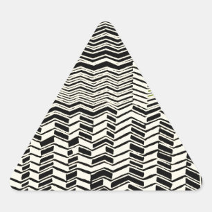 Tribal Kuba Designs Triangle Sticker