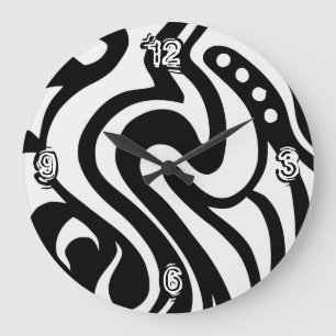Tribal Large Clock