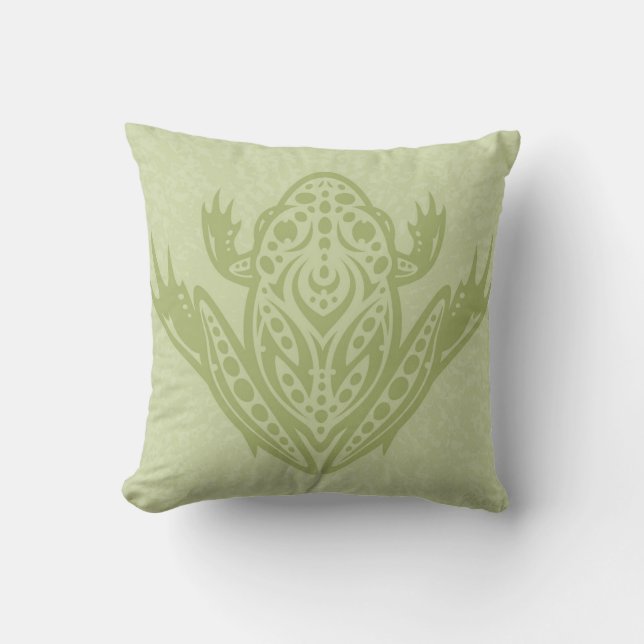 Tribal Leopard Frog Cushion (Front)