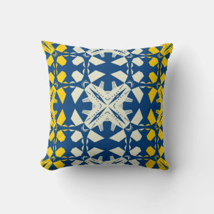 Tribal like asian feel seamless pattern, abstract cushion