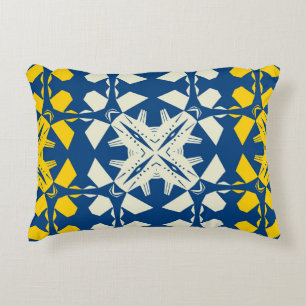 Tribal like asian feel seamless pattern, abstract decorative cushion