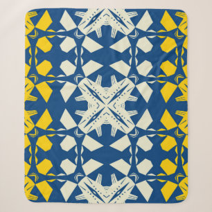 Tribal like asian feel seamless pattern, abstract  sherpa blanket