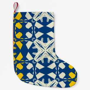 Tribal like asian feel seamless pattern, abstract small christmas stocking