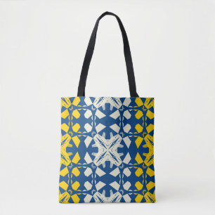 Tribal like asian feel seamless pattern, abstract  tote bag