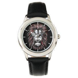 Tribal Lion Face Watch