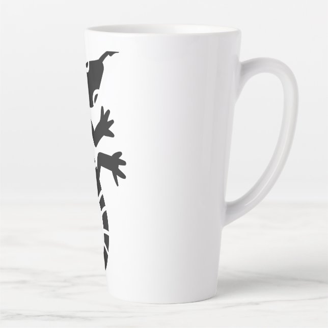 Tribal Lizard Latte Mug (Right)