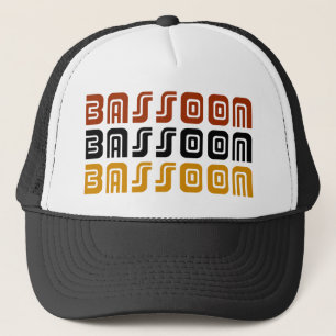 Tribal Look Bassoon Music Gift Trucker Hat