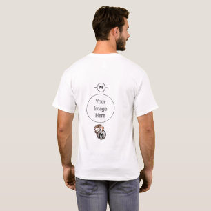 Tribal Malaysian Cat Gecko Monogram T-Shirt