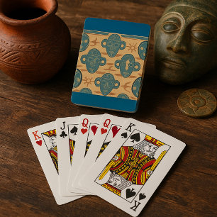 Tribal Mask African Ethnic Face Pattern Playing Cards