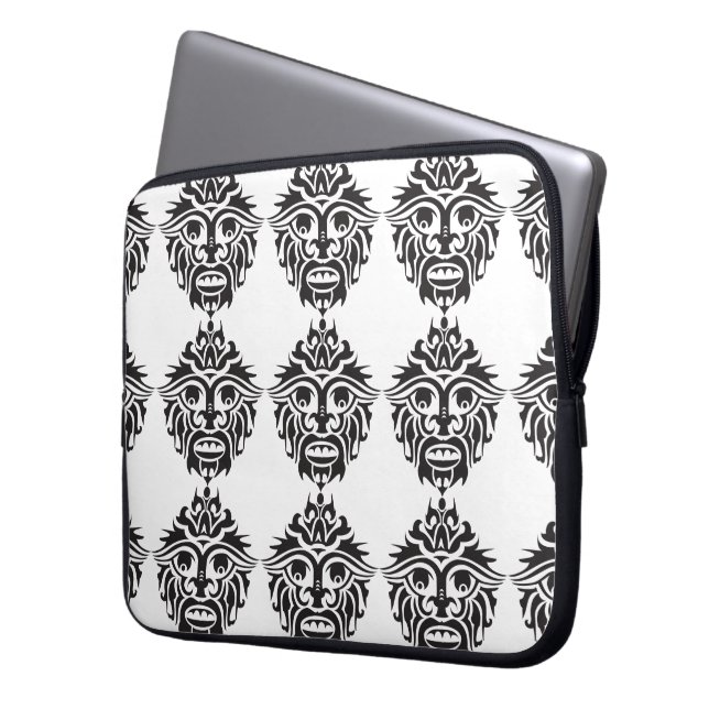 Tribal Mask - Neoprene Laptop Sleeve 15 inch (Front Left)