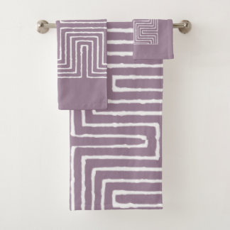 Tribal Maze Bath Towel Set