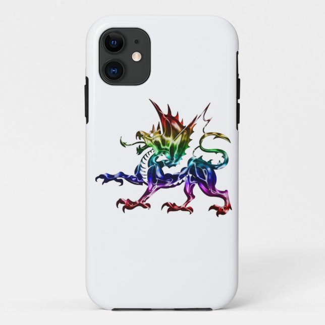 Tribal Metallic Dragon iPhone 5 Case (Back)