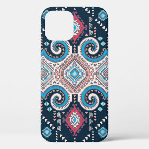 Tribal mexican vintage ethnic seamless pattern iPhone 12 case