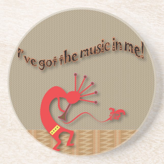 Tribal Musician Coaster (Front)