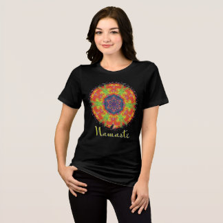 Tribal Namaste Kaleidoscope T-Shirt Tri-Blend Shirt