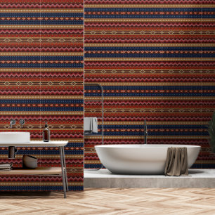 Tribal Native American Southwest Pattern Wallpaper