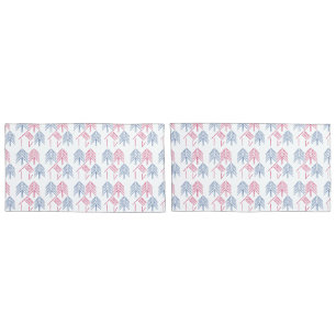 tribal nordic line art seamless pattern pillowcase
