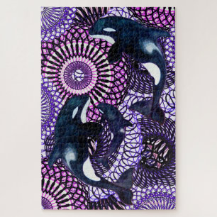 Tribal Orca Jigsaw Puzzle