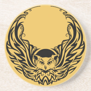 Tribal Owl Coaster