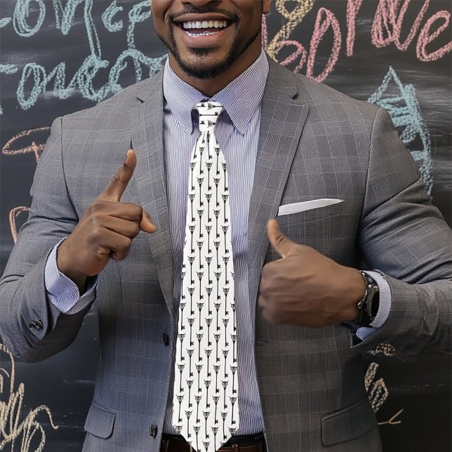 Tribal Owl Skeleton Key Tie (Creator Uploaded)