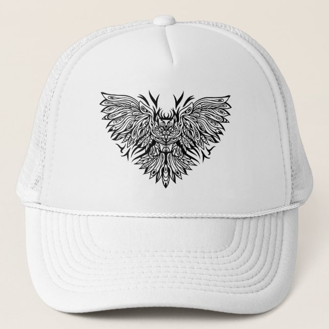 Tribal owl trucker hat (Front)