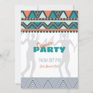 Tribal party invitation